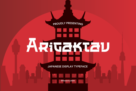 Arigaktau: A Bold Asian-Inspired Display Font