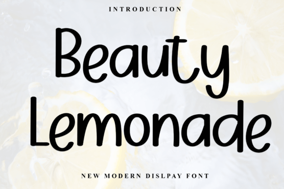 Beauty Lemonade: Elevating Design with Elegant Typography