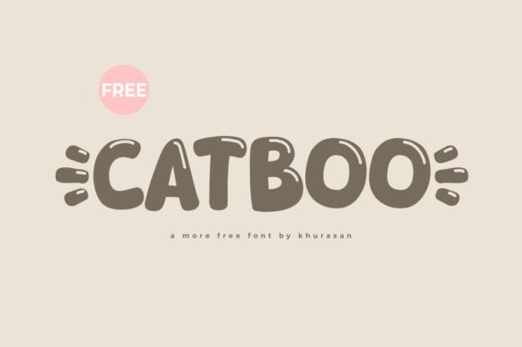 Catboo Font: Elevating Modern Design with a Playful yet Sophisticated Display Typeface