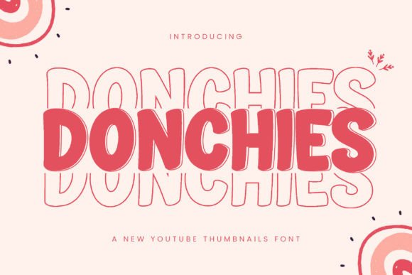 Donchies: Bold Typography for Thumbnails