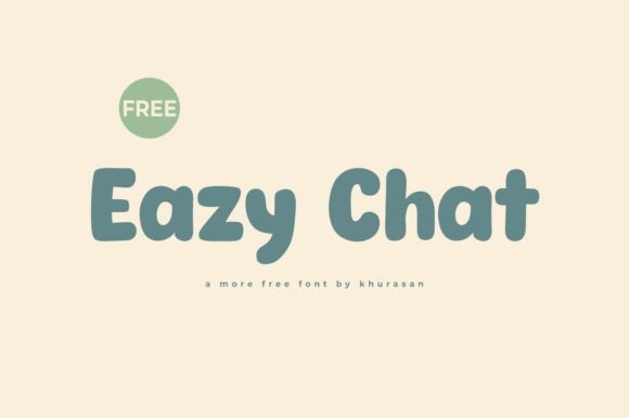 Eazy Chat: Elevating Visual Communication with Modern Typography