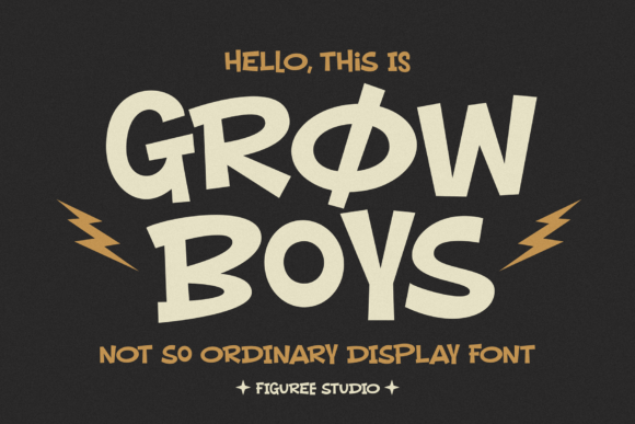 Grow Boys: Elevating Design with Playful Typography