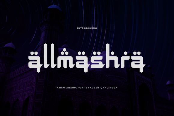 Introducing Allmashra: A Modern Arabic Display Font for Elegant Branding