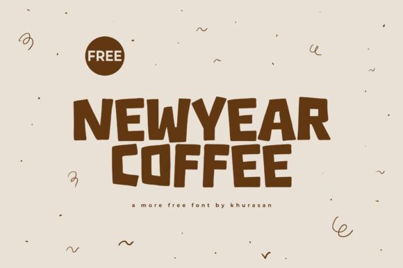 Newyear Coffee: A Modern Font for Creative Designs