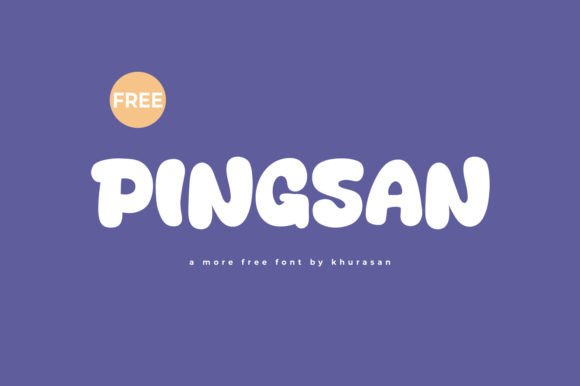 Pingsan Font: A Modern Display Type for Visual Design Projects