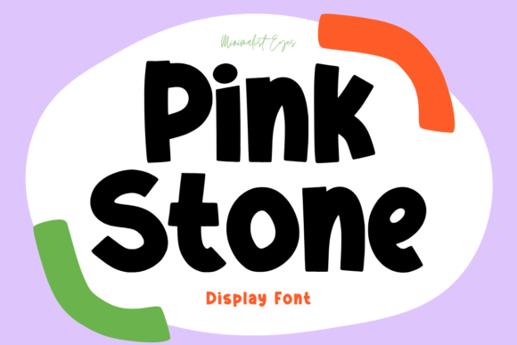 Pink Stone: A Quirky Display Font for Playful Designs