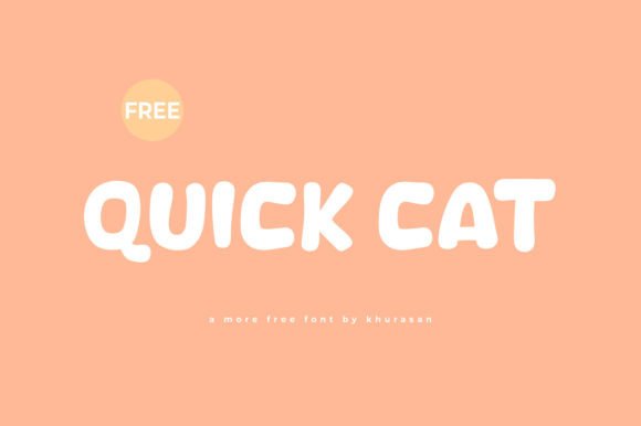 Quick Cat: Elevating Modern Design with a Fancy Display Font