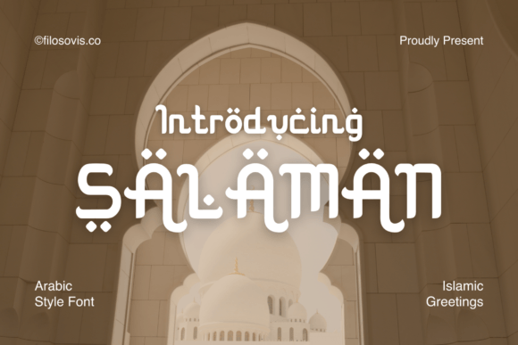 Salaman: Playful Arabic-Style Display Font