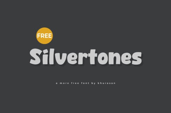 Silvertones: A Modern Display Font for Bold Designs