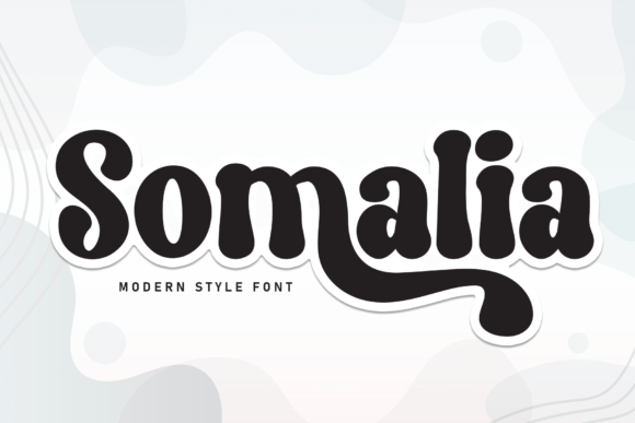 Somalia: The Quirky Display Font That Brings Playful Energy to Creative Projects
