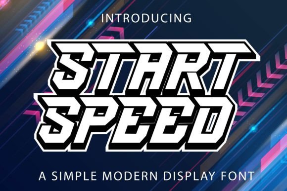 Start Speed Font: Dynamic Typography for Fast Designs