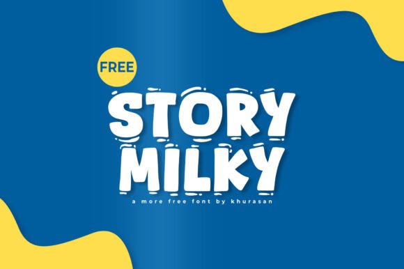 Story Milky: A Playful Typography Solution for Modern Design