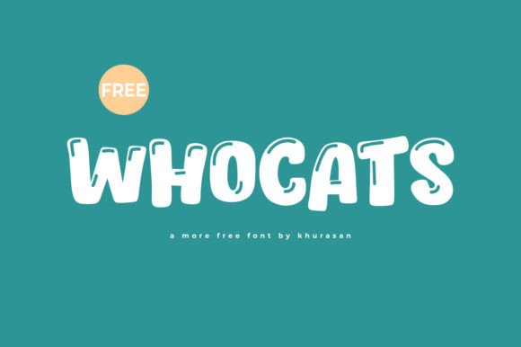 Whocats: Elevating Visual Identity Through Modern Display Typography