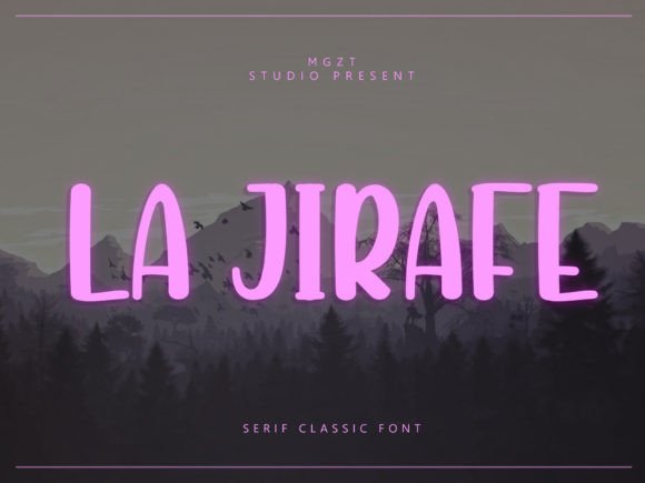Why La Jirafe Is the Perfect Typeface for Playful yet Professional Design